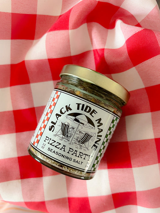 Pizza Party! Pizza Seasoning Sea Salt - Slack Tide Sea Salt