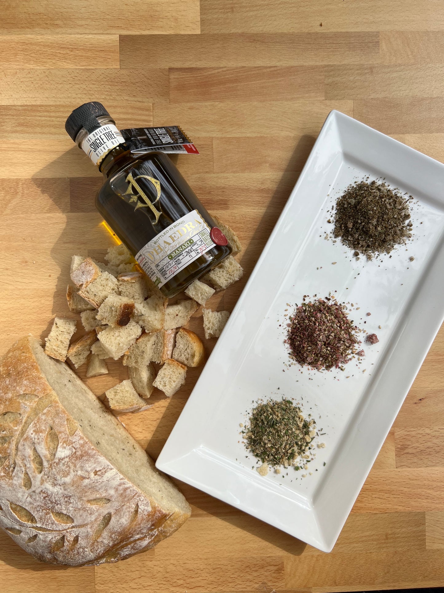Sea Salt Olive Oil Dipping Set - Slack Tide Sea Salt