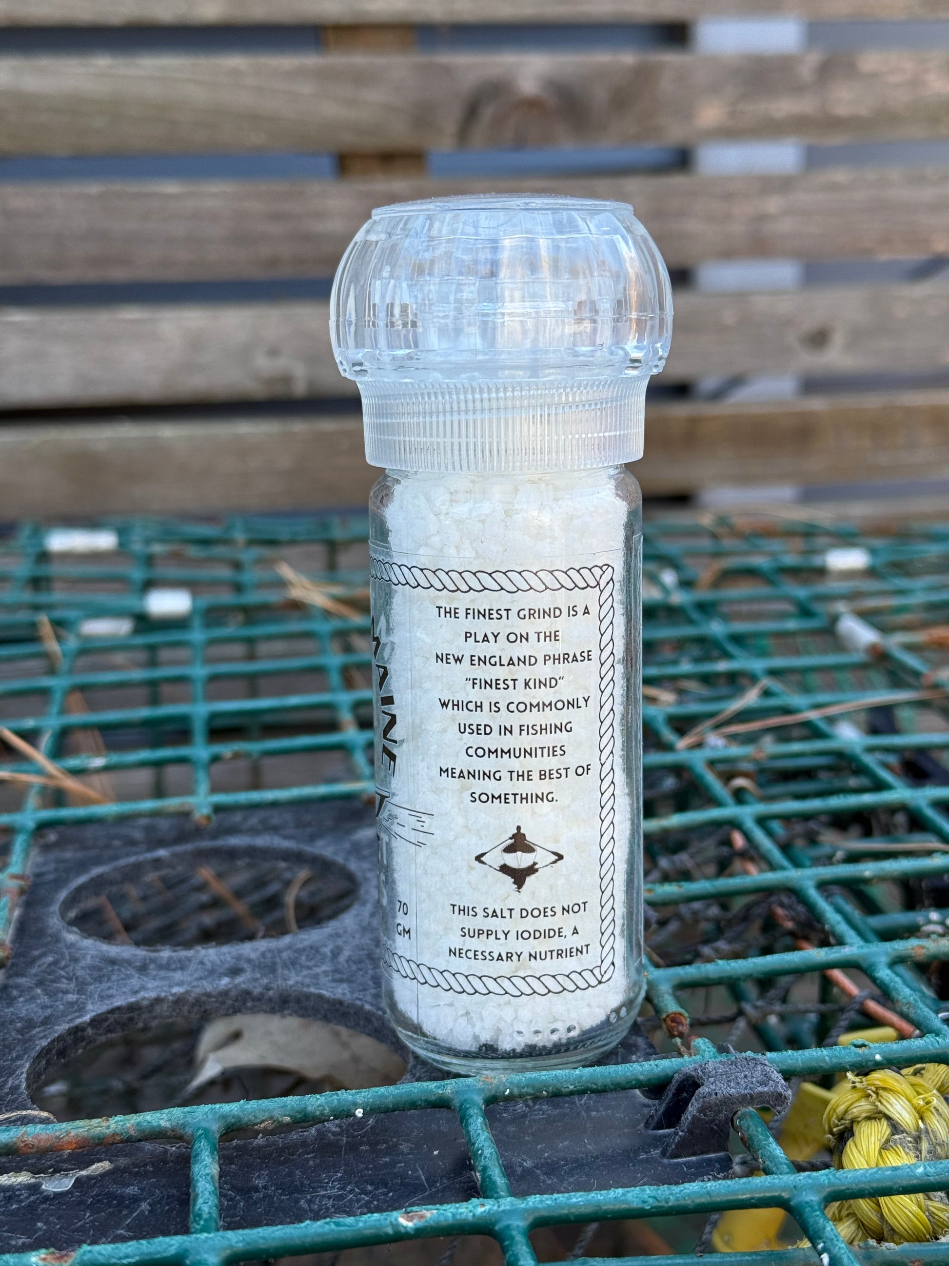 Maine Sea Salt Grinder “The Finest Grind” - Slack Tide Sea Salt