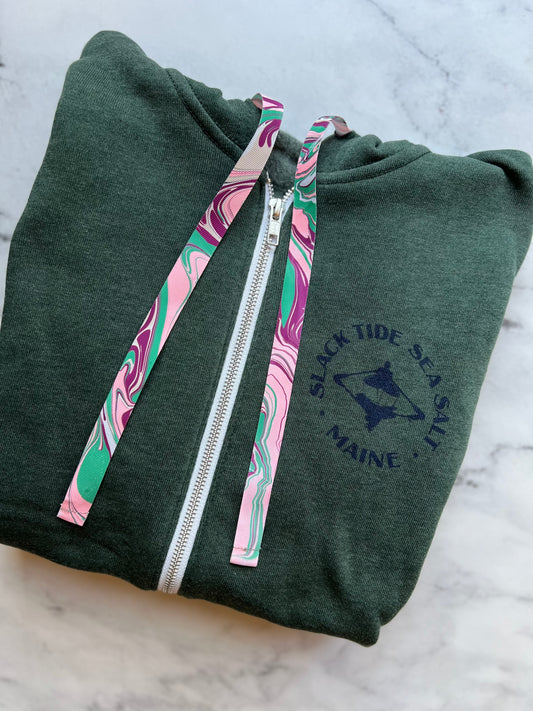 Full Zip Slack Tide Sweatshirt - Slack Tide Sea Salt