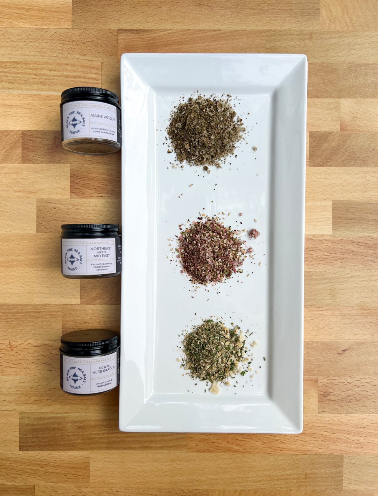 Sea Salt Olive Oil Dipping Set - Slack Tide Sea Salt