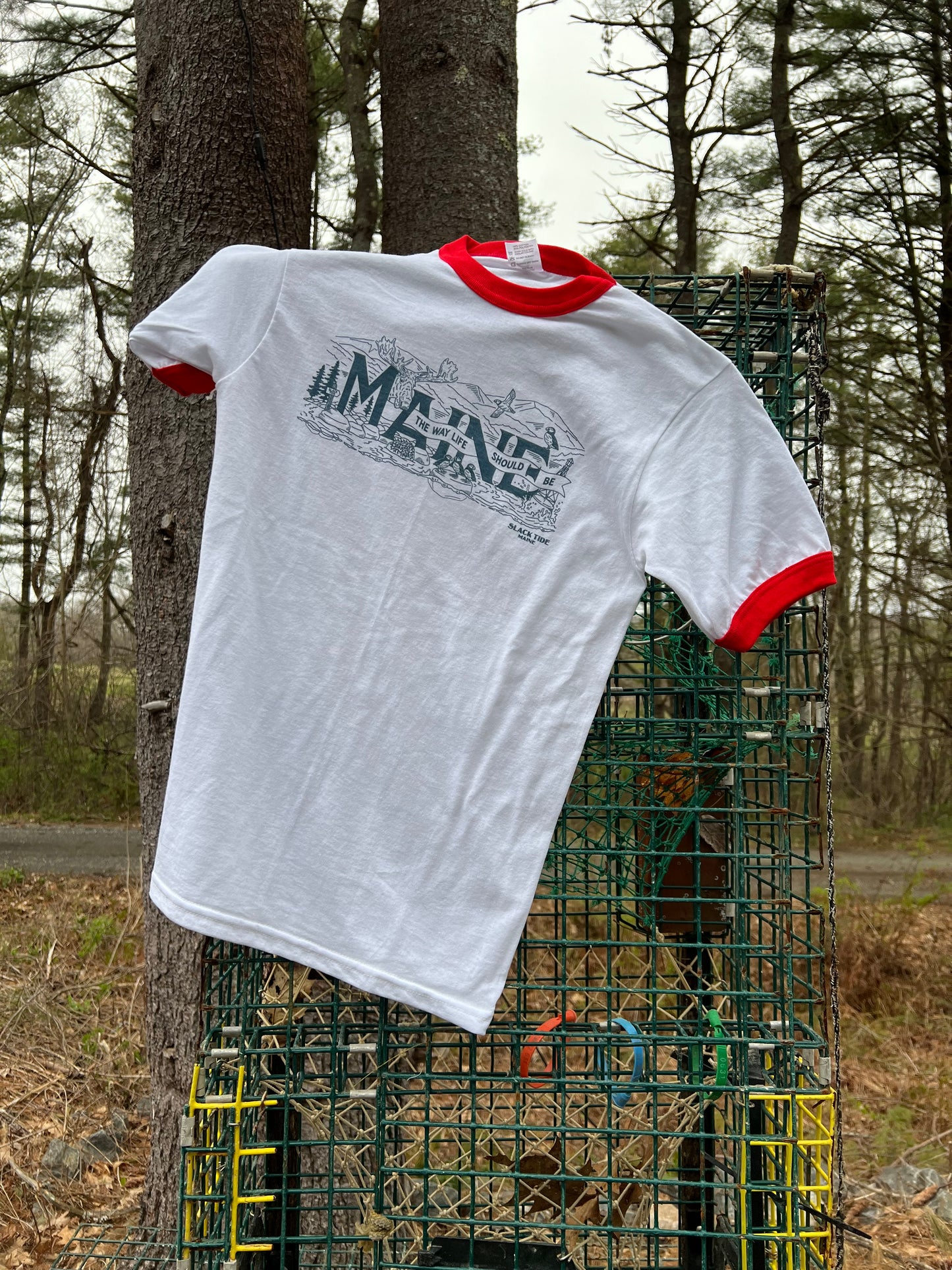 The Way Life Should Be Maine Short Sleeve T shirt - Slack Tide Sea Salt