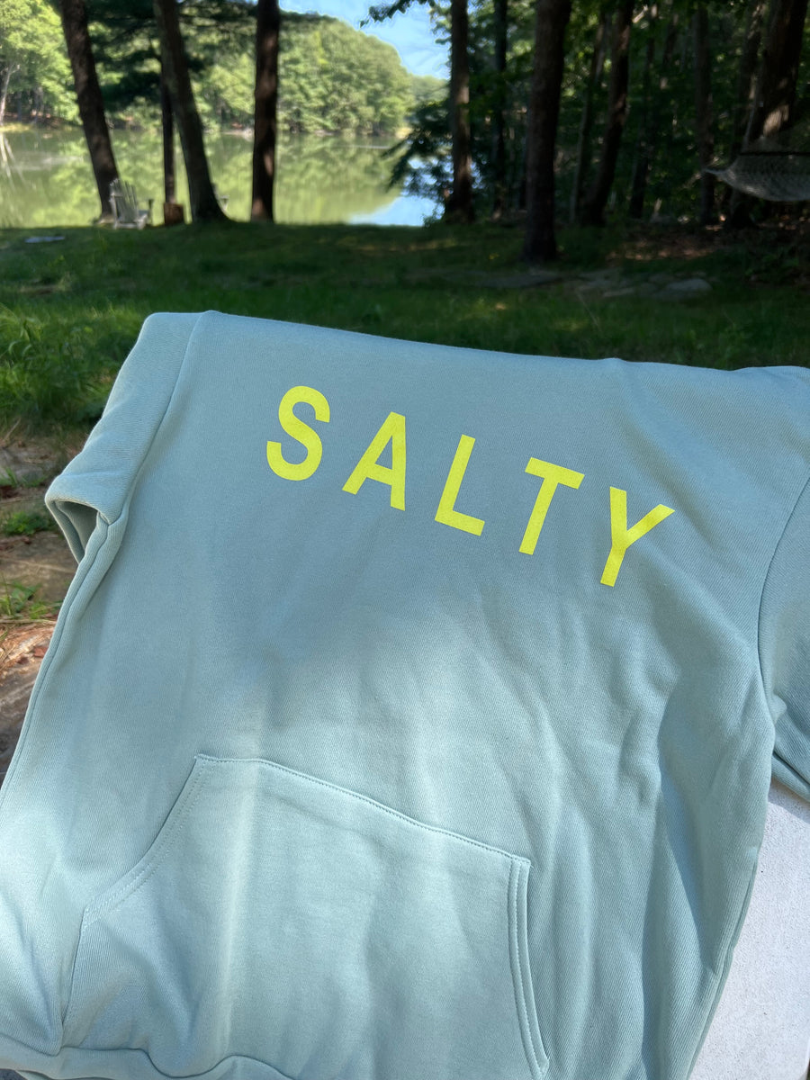 Salty Hooded Sweatshirt - Slack Tide Sea Salt