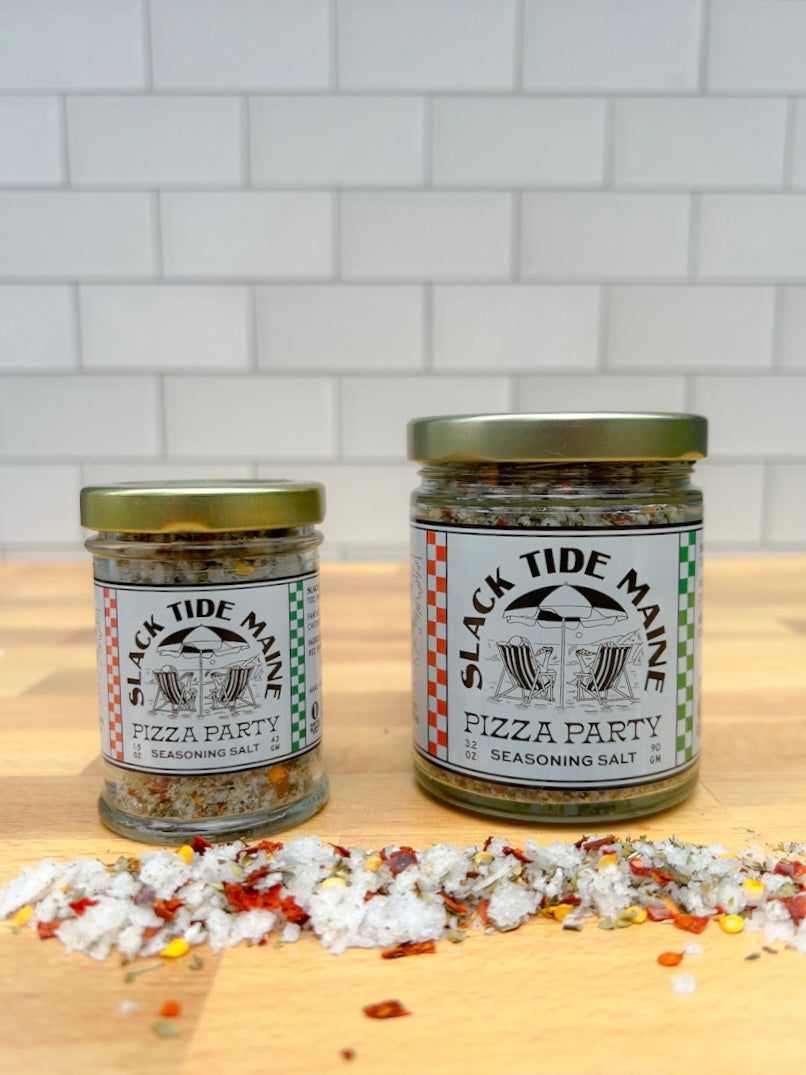 Pizza Party! Pizza Seasoning Sea Salt - Slack Tide Sea Salt