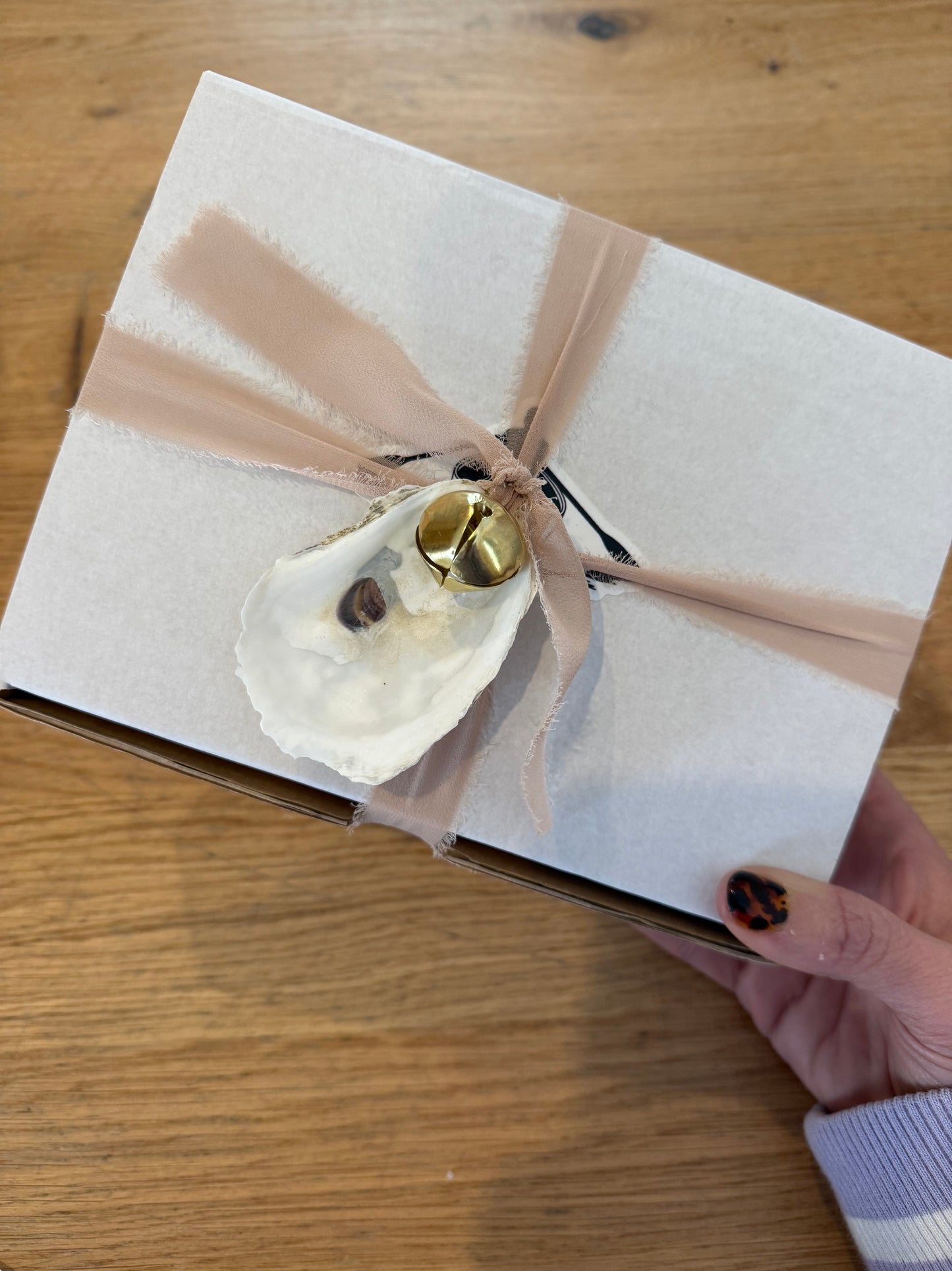 Ceramic salt dish with flaky Maine sea salt