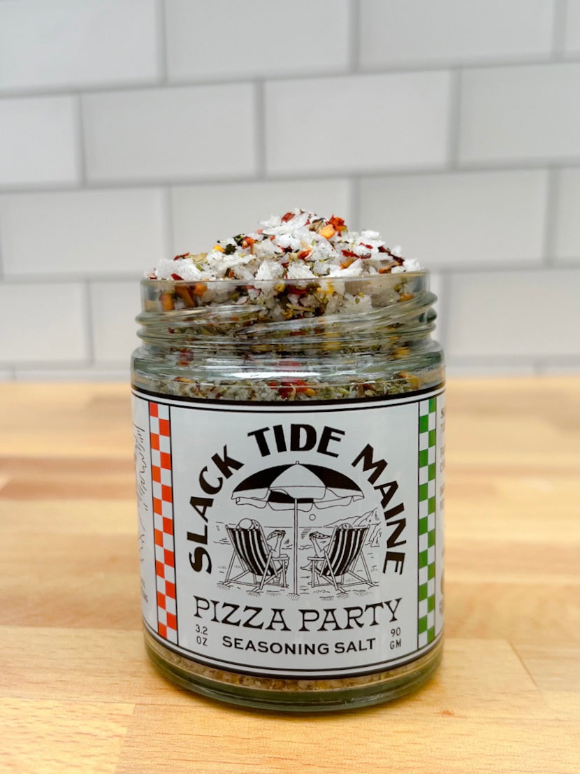 Pizza Party! Pizza Seasoning Sea Salt - Slack Tide Sea Salt