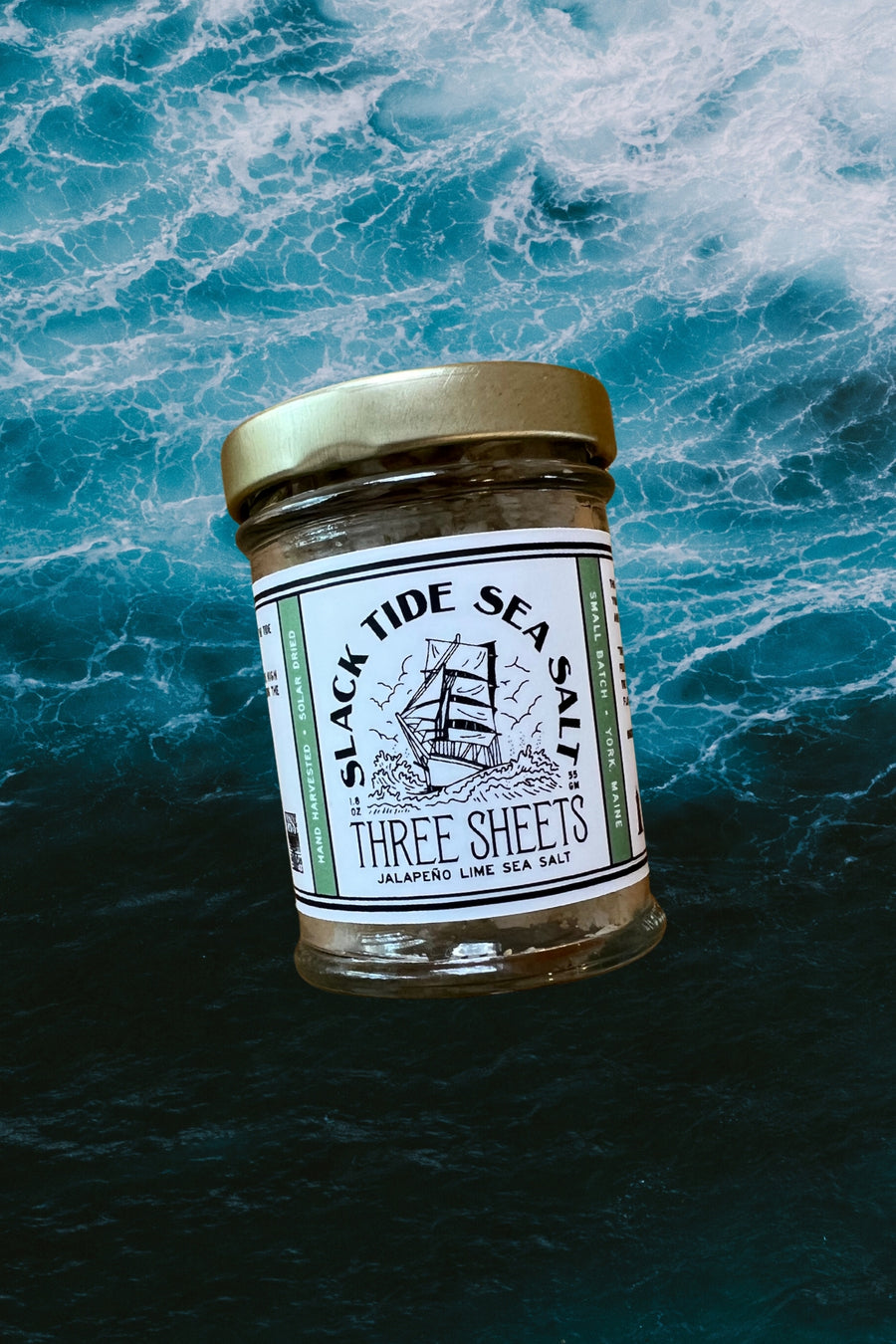Three Sheets Jalapeño Lime Sea Salt - Slack Tide Sea Salt