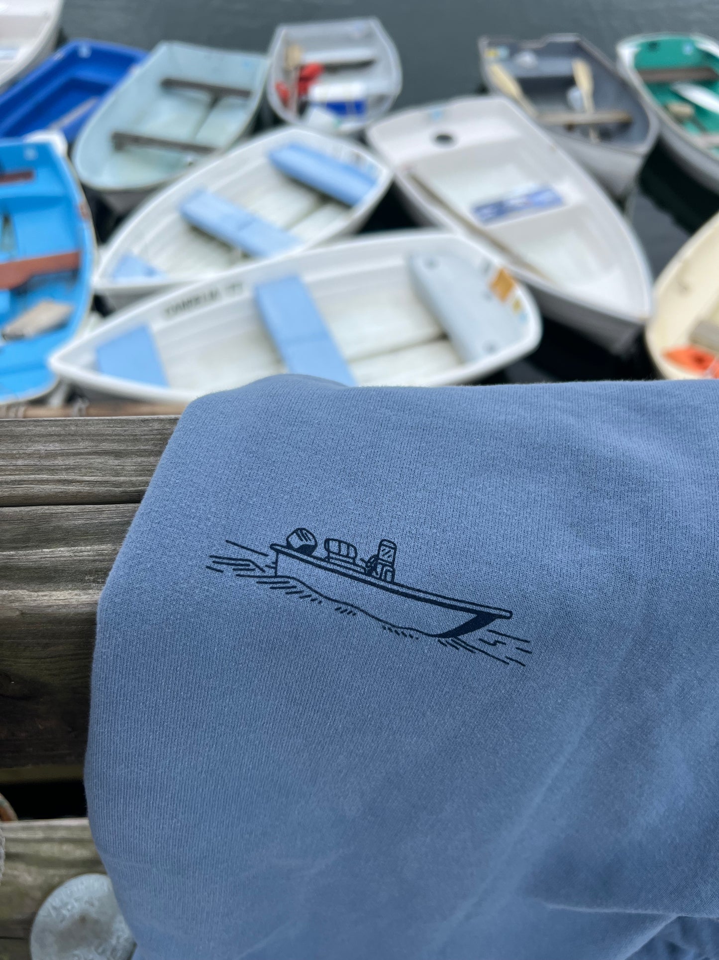 Saltwater Crew Neck Sweatshirt - Slack Tide Sea Salt