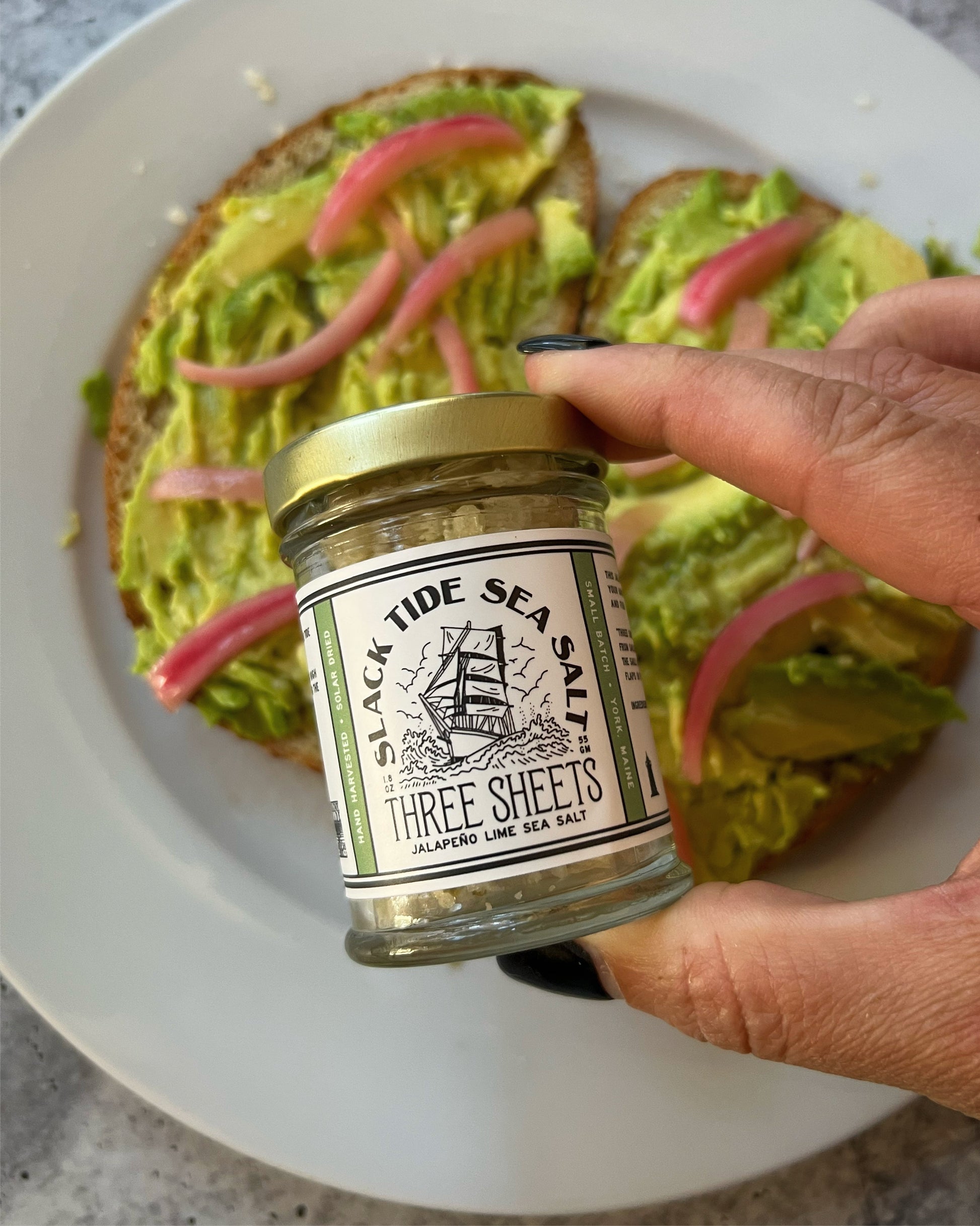 Three Sheets Jalapeño Lime Sea Salt - Slack Tide Sea Salt