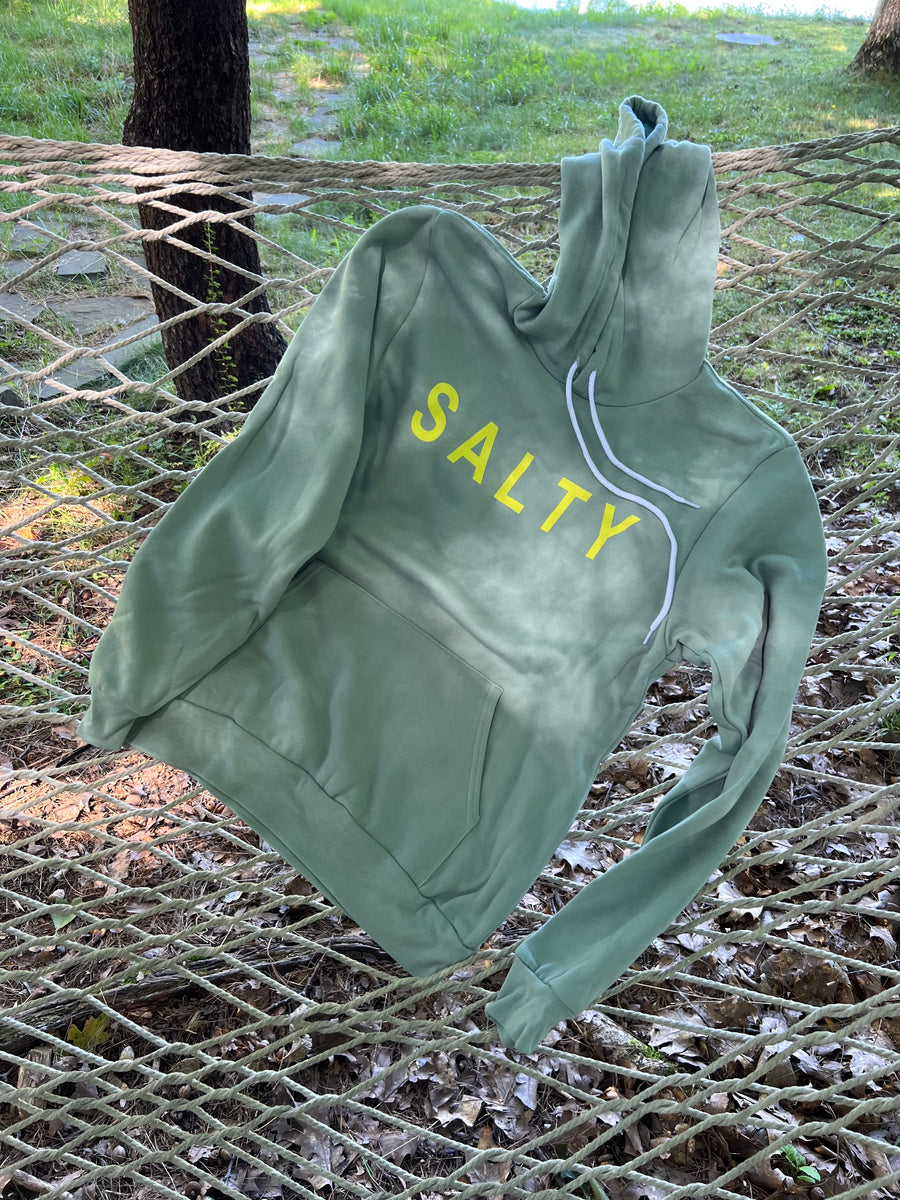 Salty Hooded Sweatshirt - Slack Tide Sea Salt
