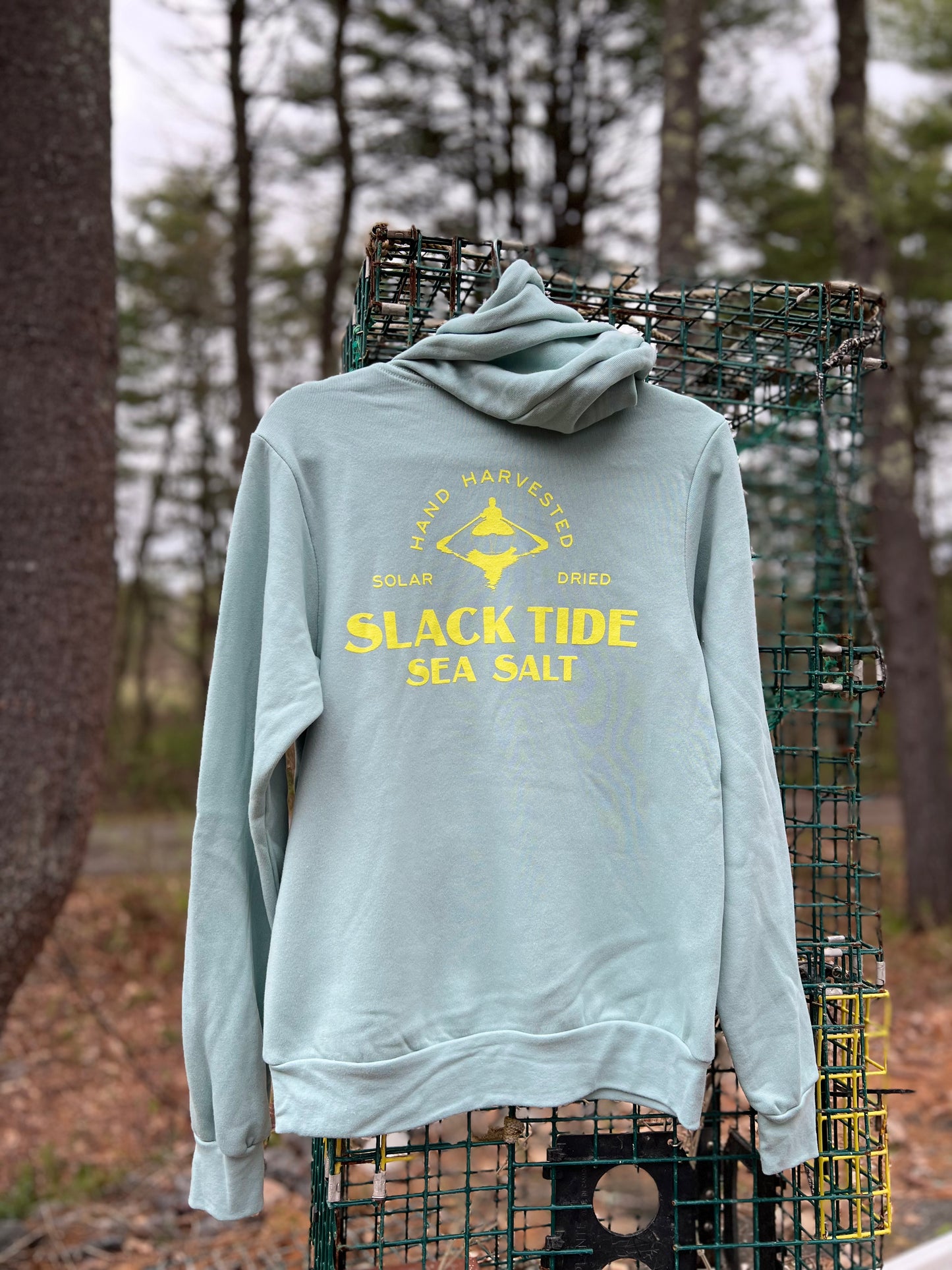 Salty Hooded Sweatshirt - Slack Tide Sea Salt