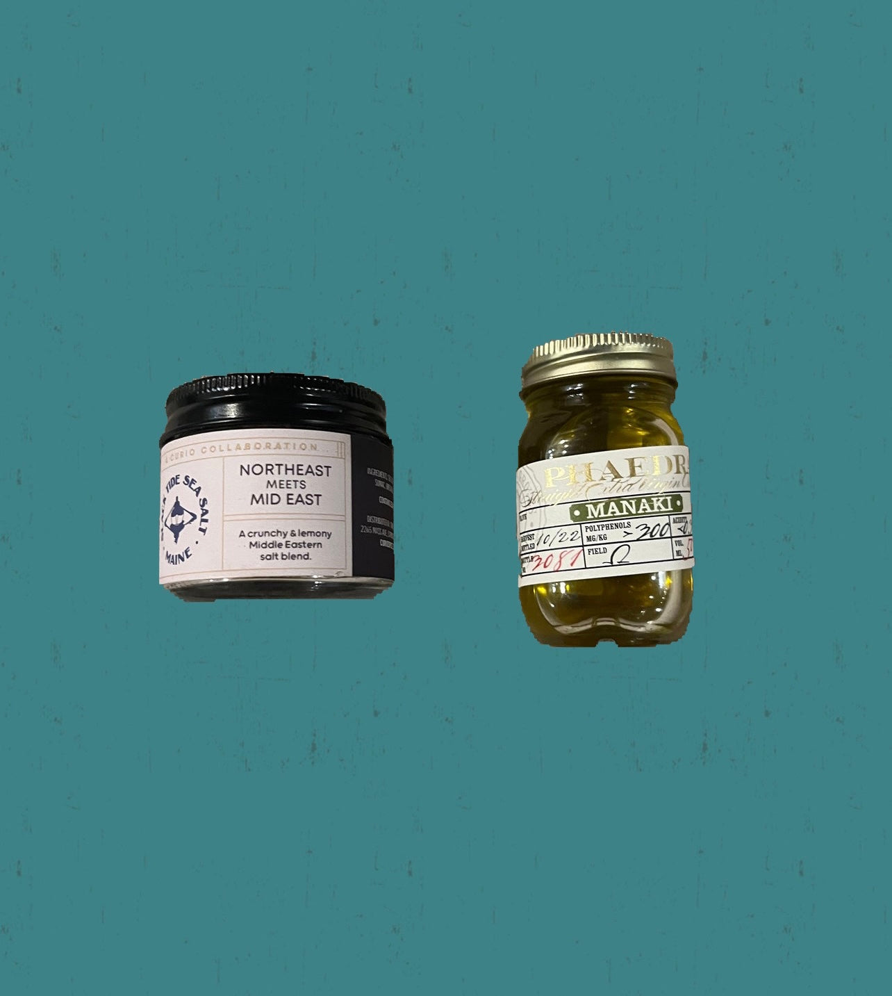 Sea Salt Olive Oil Dipping Set - Slack Tide Sea Salt