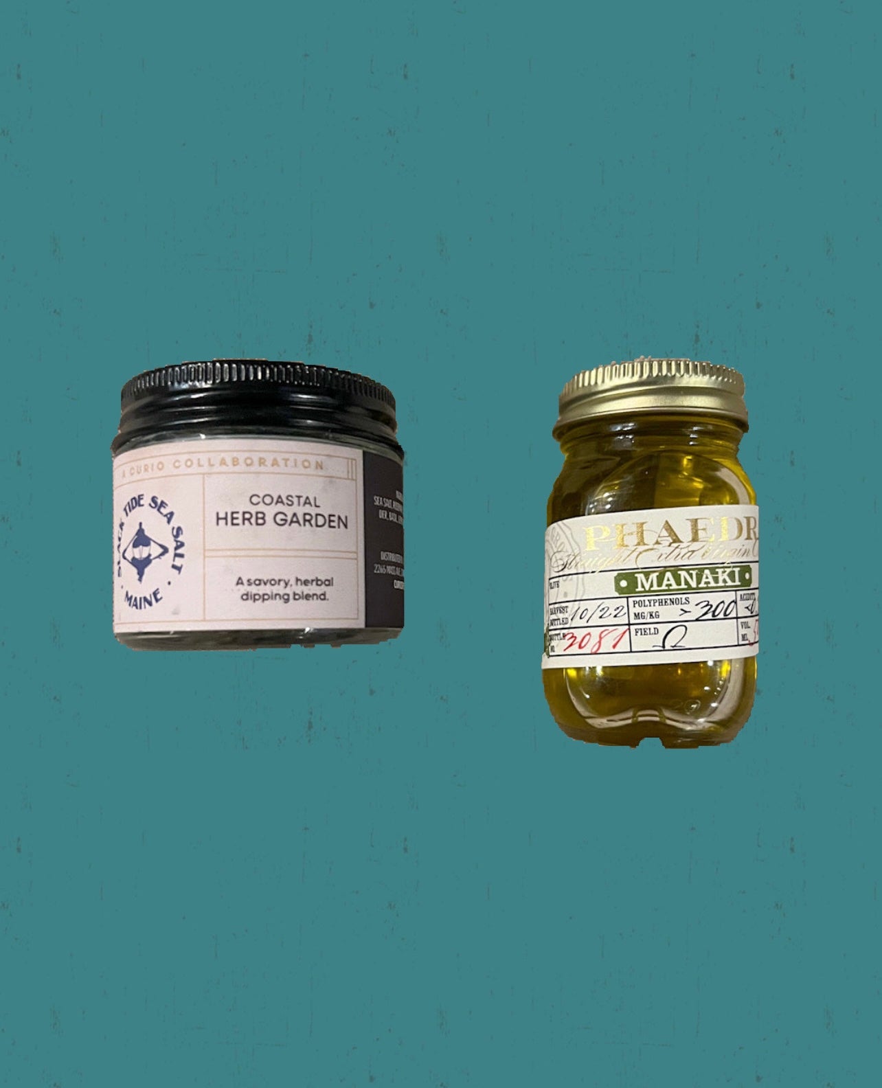 Sea Salt Olive Oil Dipping Set - Slack Tide Sea Salt