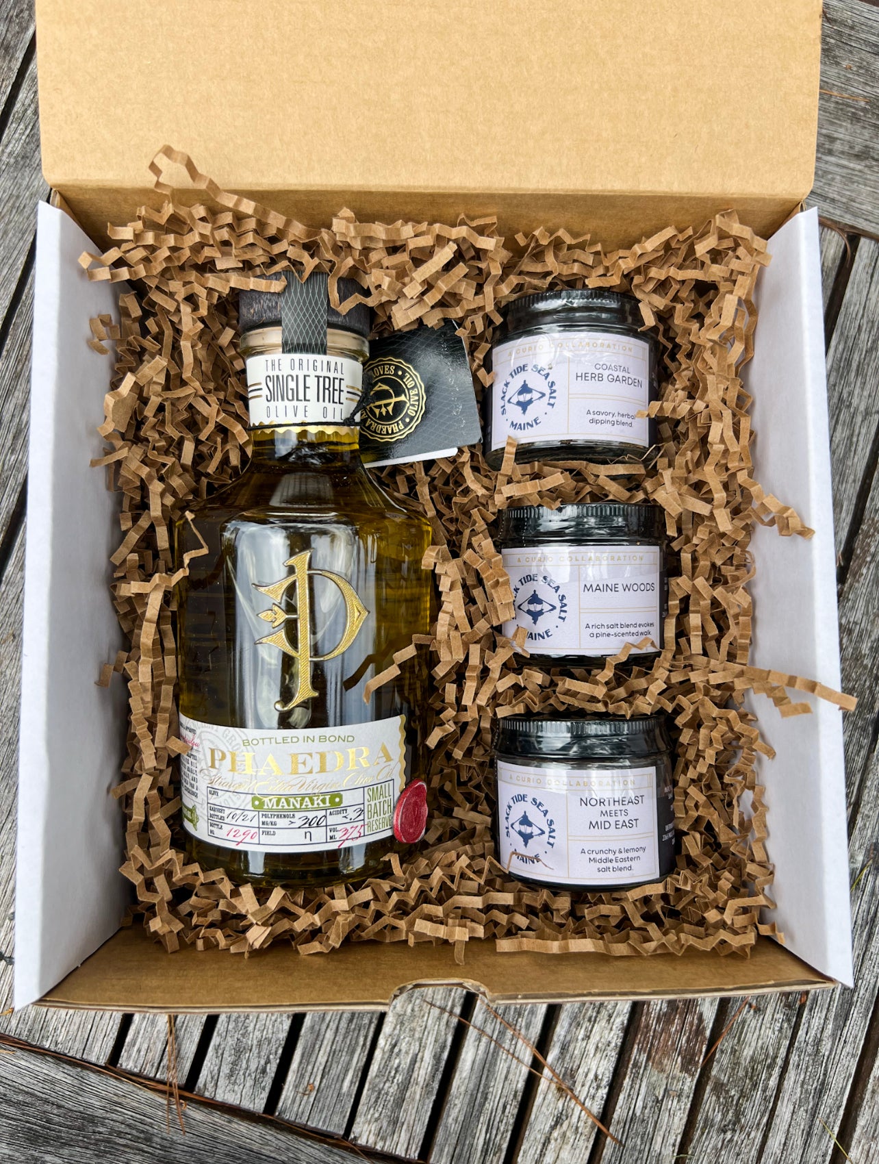 Sea Salt Olive Oil Dipping Set - Slack Tide Sea Salt