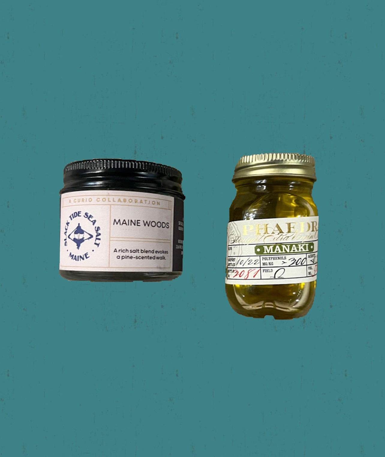 Sea Salt Olive Oil Dipping Set - Slack Tide Sea Salt
