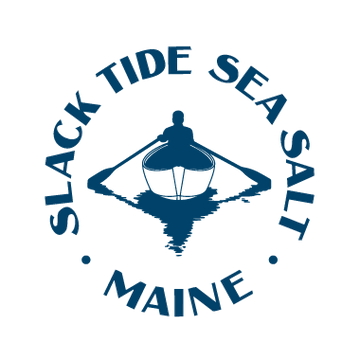 Slack Tide Maine Made Sea Salt Logo