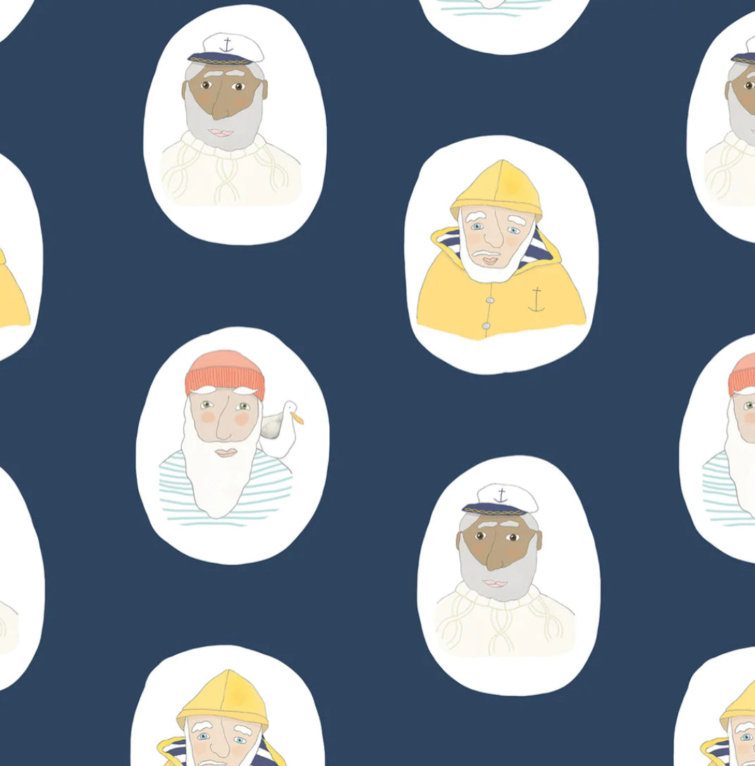 Skipper Gift Wrap - Slack Tide Sea Salt