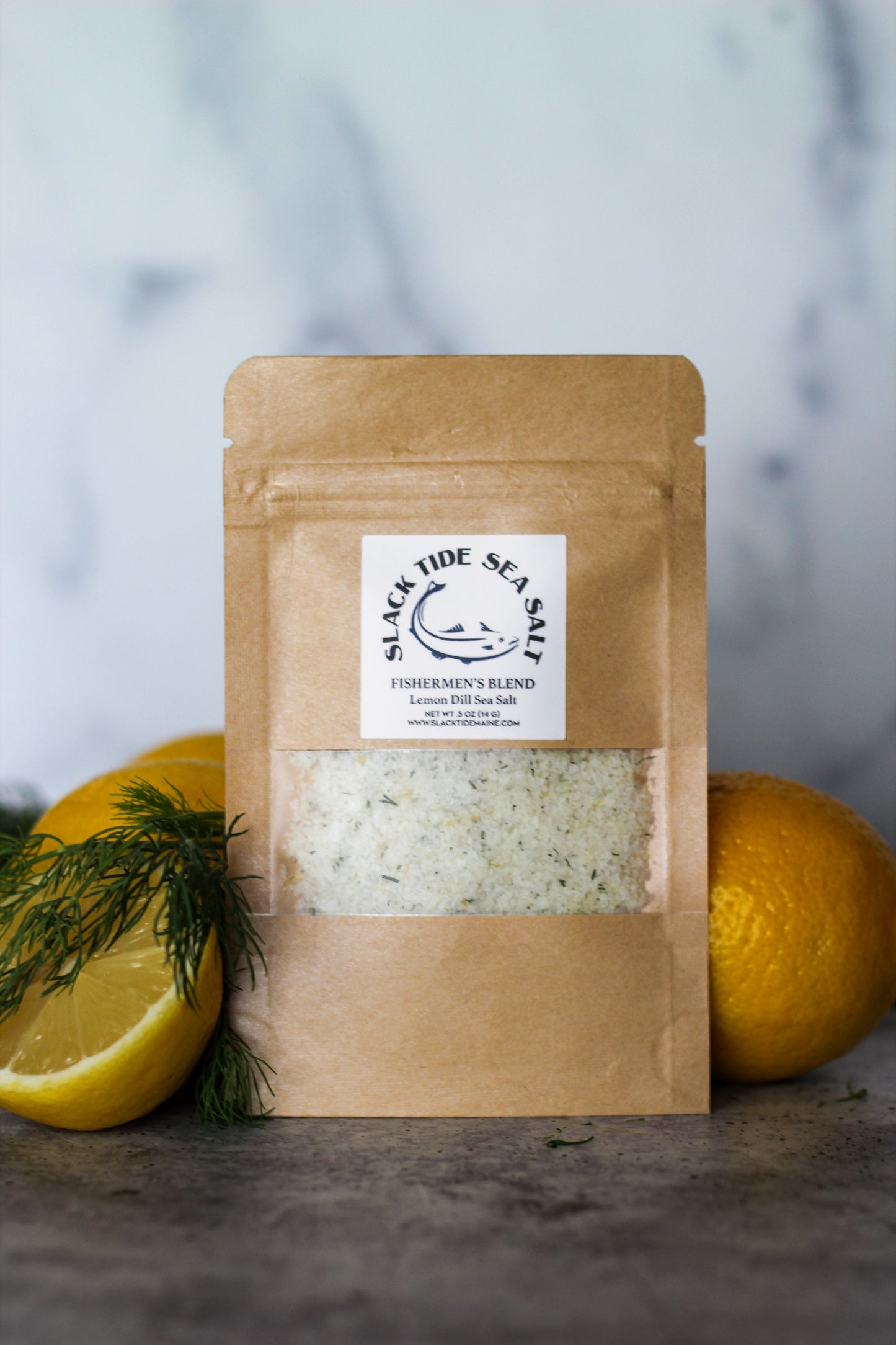 Fishermen's Blend Lemon Dill Sea Salt - Slack Tide Sea Salt
