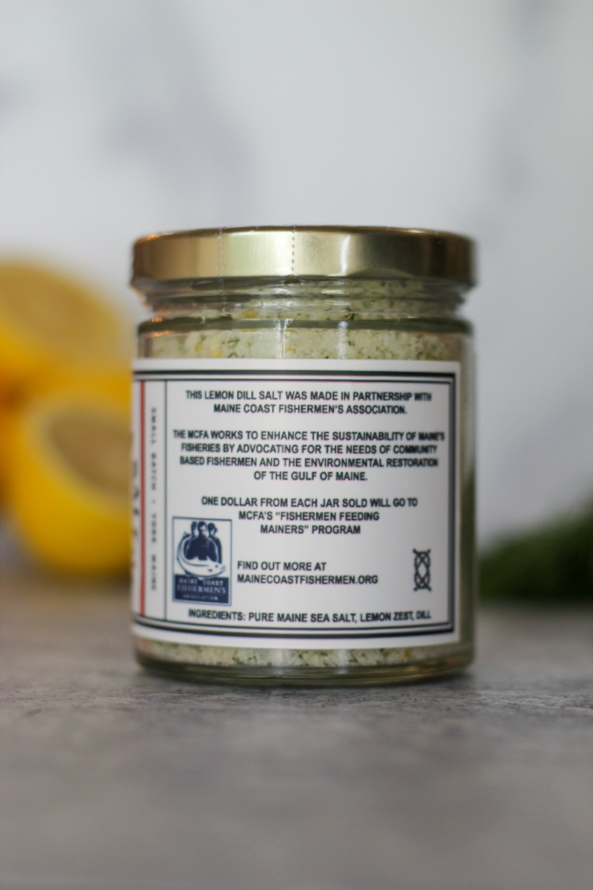 Fishermen's Blend Lemon Dill Sea Salt - Slack Tide Sea Salt