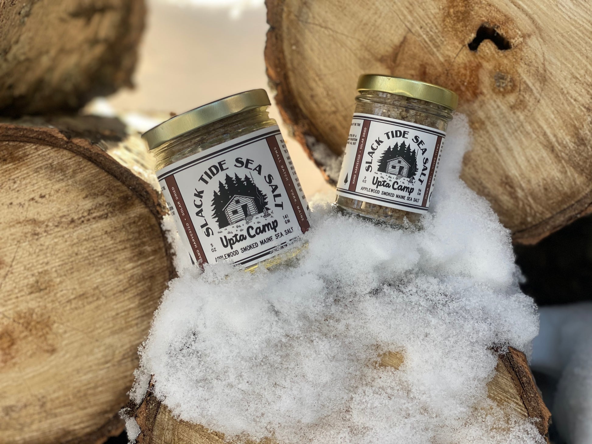 "Upta Camp" Applewood Smoked Sea Salt - Slack Tide Sea Salt