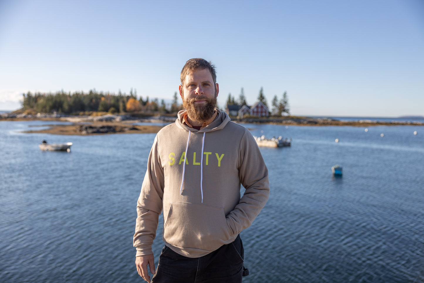 Salty Hoodie - Slack Tide Sea Salt