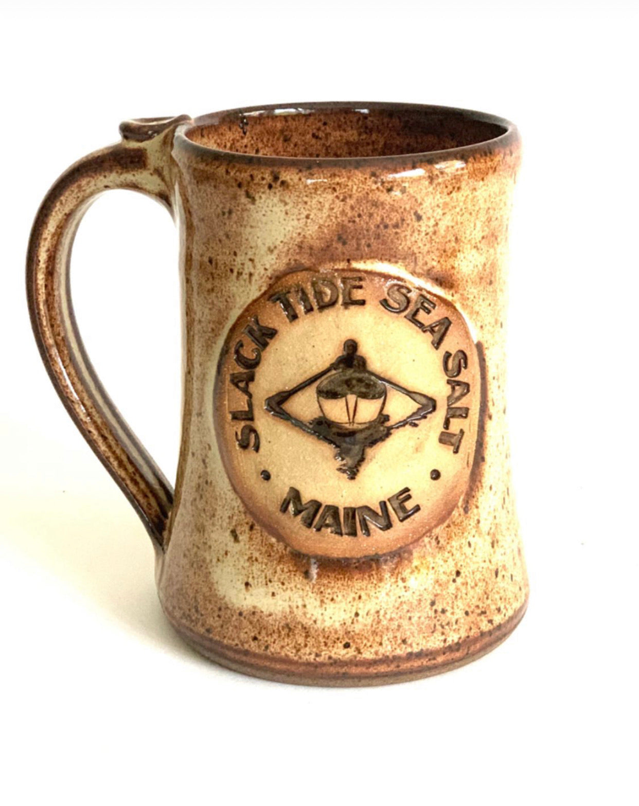 Slack Tide Stein Handmade in Maine - Slack Tide Sea Salt