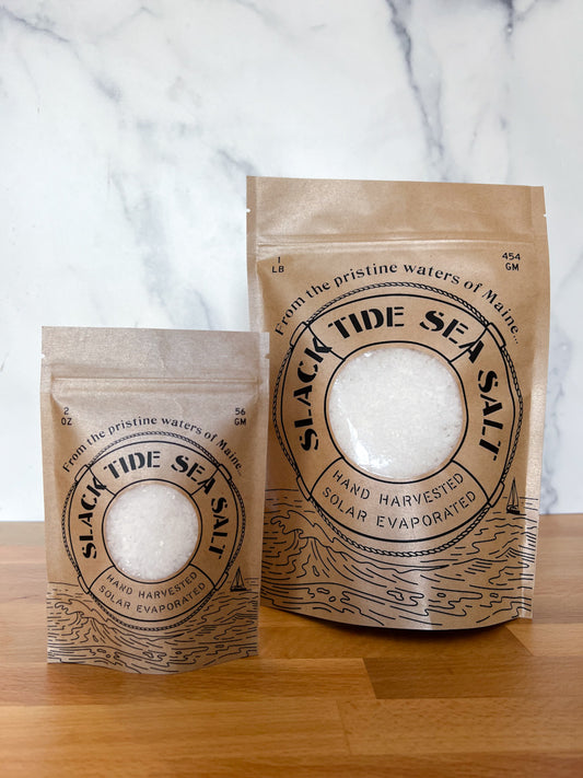 Maine Flake Finishing Sea Salt Pouch - Slack Tide Sea Salt