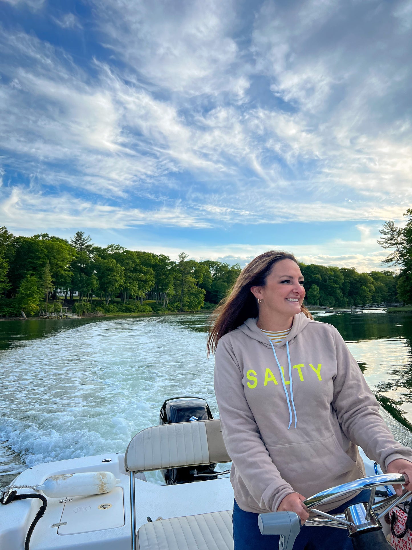 Salty Hoodie - Slack Tide Sea Salt