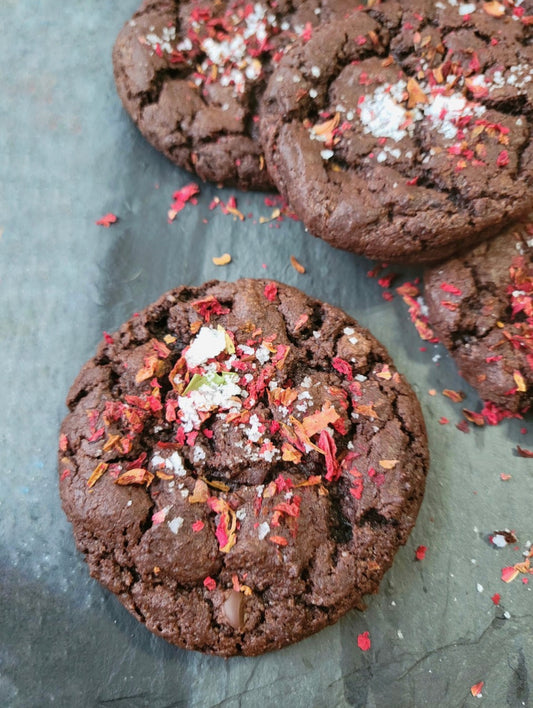 Salted Chocolate Chunk Cookies