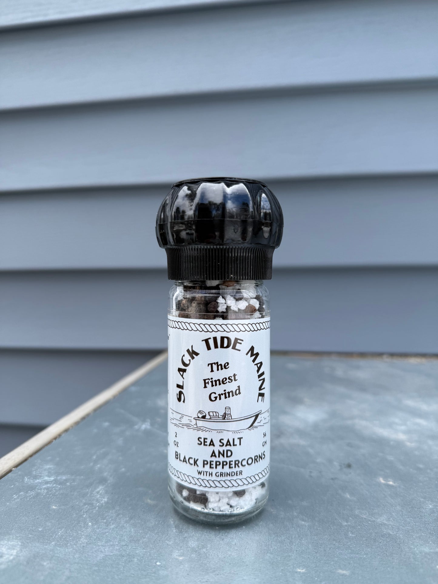 Maine Sea Salt Grinder “The Finest Grind” - Slack Tide Sea Salt
