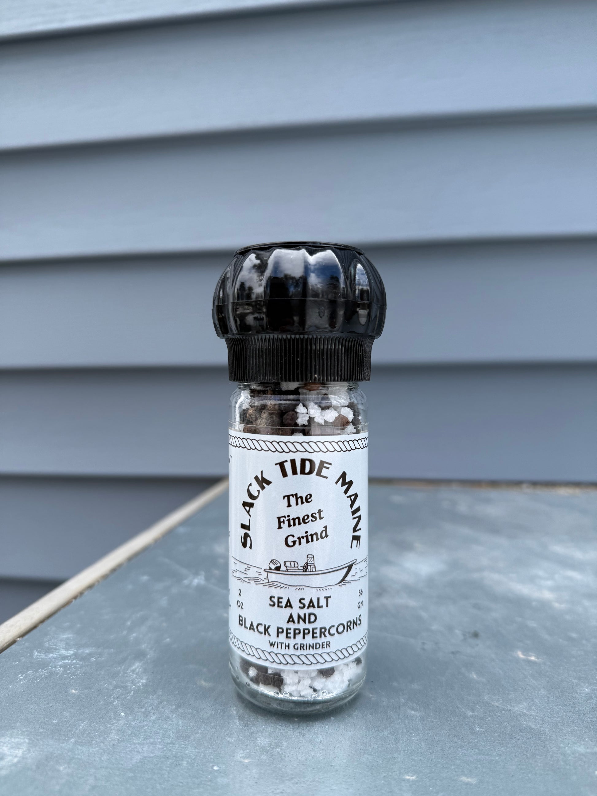 Maine Sea Salt Grinder “The Finest Grind” - Slack Tide Sea Salt
