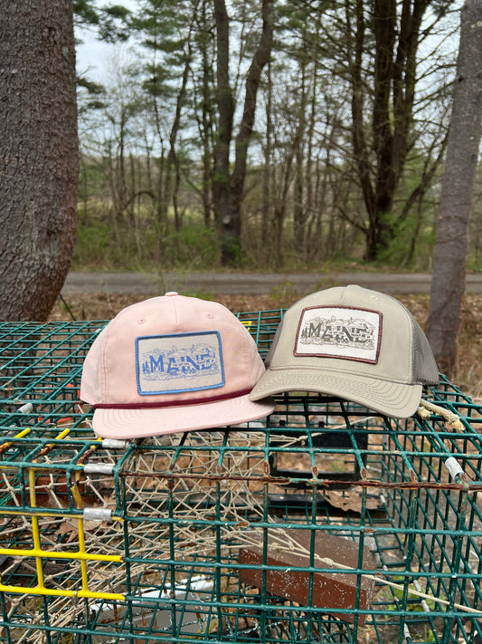 Maine: The Way Life Should Be Patch Hat - Slack Tide Sea Salt