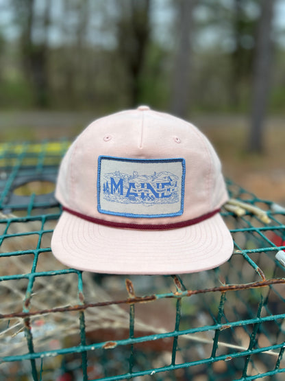 Maine: The Way Life Should Be Patch Hat - Slack Tide Sea Salt