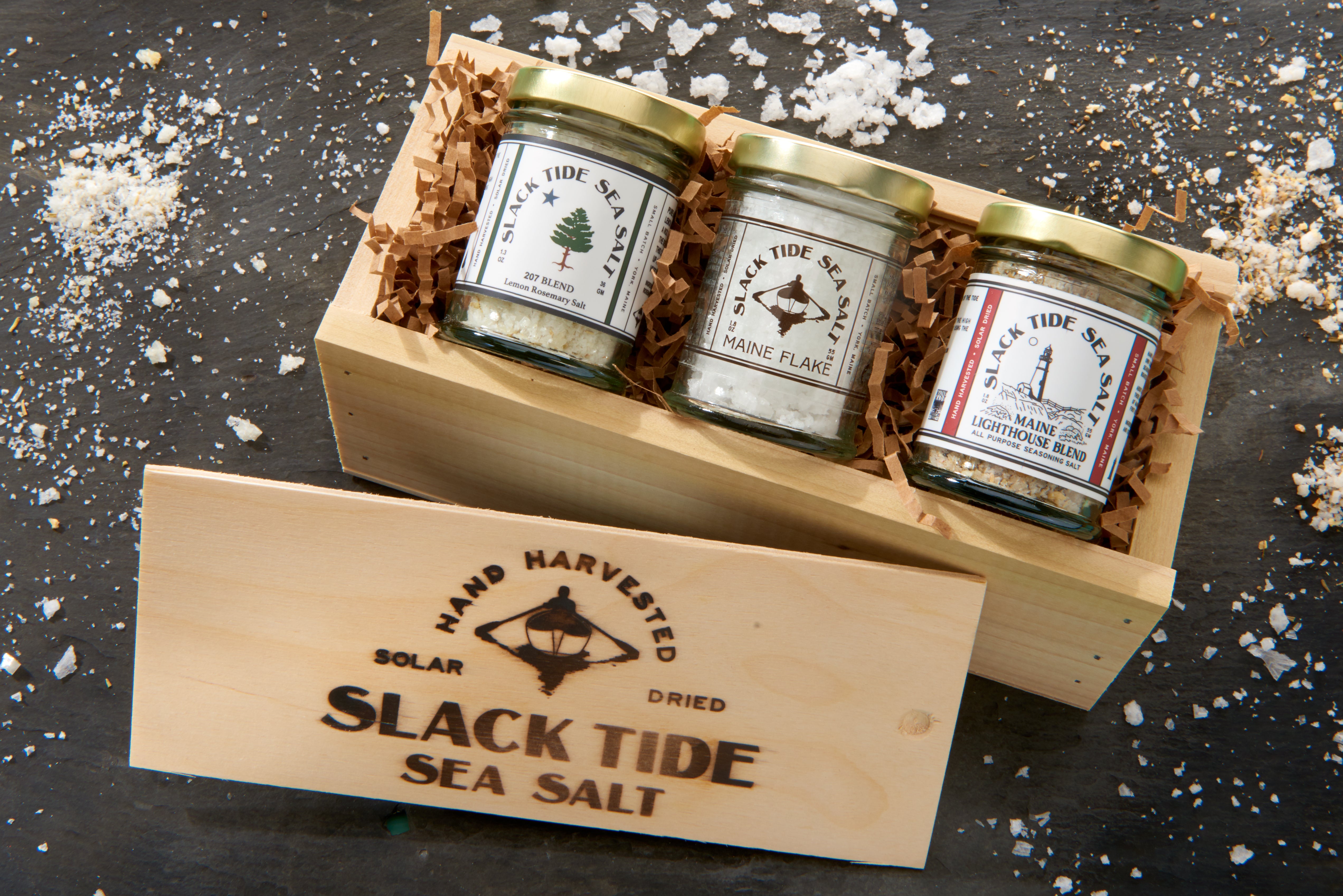 Our Salt Products | Slack Tide Sea Salt | Maine