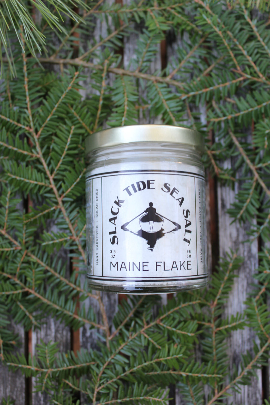 Maine Flake Salt and Lobster Ornament Gift Set - Slack Tide Sea Salt