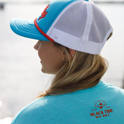 Salty Rope Mesh Back Hat - Slack Tide Sea Salt