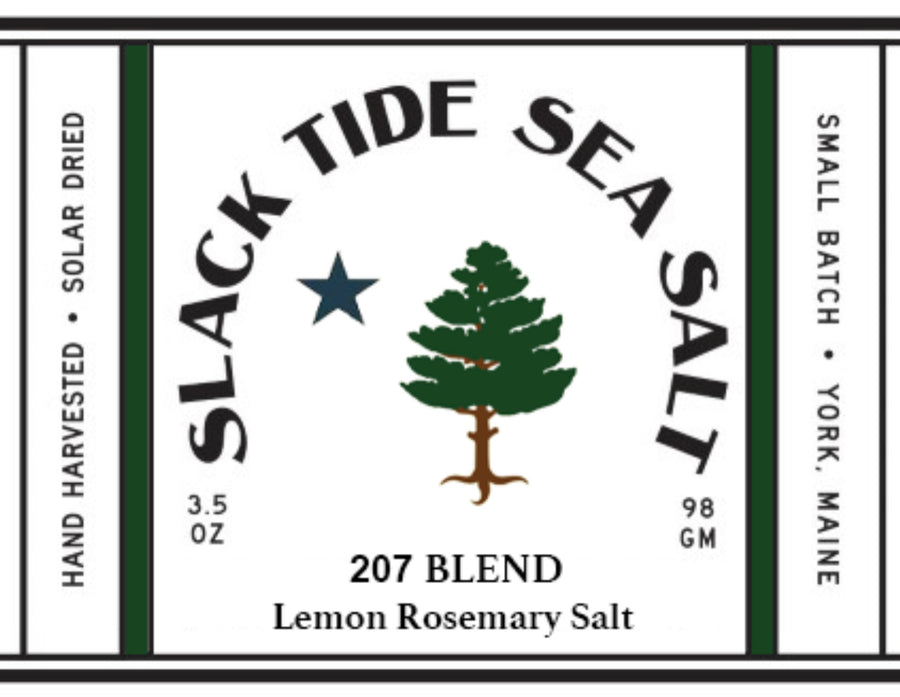 207 Blend Lemon Rosemary Sea Salt - Slack Tide Sea Salt